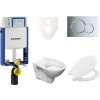 Cenovo zvýhodnený závesný WC set Geberit na zamurovanie + WC S-Line S-line Pro 110.302.00.5NR2