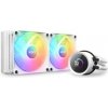 NZXT vodní chladič Kraken 240 RGB / 2x120mm fan / 4-pin PWM / LCD disp. / 6 let / bílá - RL-KR240-W1