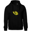 Vortex logo samostatné - Oversized mikina dámská Moon - kratšia + širšia - S ( Čierna )