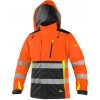Reflexná zimná bunda CXS BENSON oranžovo-čierna