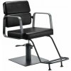 Gabbiano hairdressing chair Porto gray black