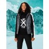 Krimson Klover Vesta Hooded Reversible Vest Black