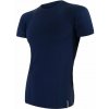 Pánske tričko kr.rukáv SENSOR MERINO DF deep blue M