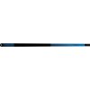 Pool biliardové tágo Maxton Fiber modré, dvojdielne, 148cm, 13mm koža
