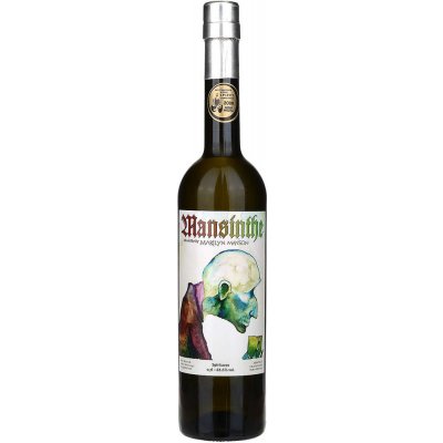 Mansinthe absinthe 66,6% 0,7L (čistá fľaša)