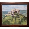 Spišský hrad - akad. mal. Varuzhan Aghamyan, originálny, ručne maľovaný obraz L (do veľkosti 95x95cm) Viac farieb