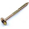 Vrut stavebný RAPID tanier. hl. 6.0x120/TX30 ZŽ vrut konštrukčný, tanierová hlava, TORX, žltý zinok