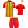 Pánsky futbalový set Givova Tratto, červená/ žltá Veľkosť: XL