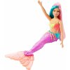 Barbie kouzelná mořská víla vlasy fialově-červené