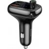 Baseus B01 Bluetooth FM transmitter / FM transmitter do auta / BT 5.0 / 2xUSB-A / 1xUSB-C / handsfree / microSD (CCTM-B01)