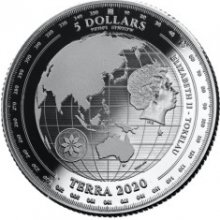 Pressburg Mint strieborná minca Terra 2020 Proof-like 1 Oz