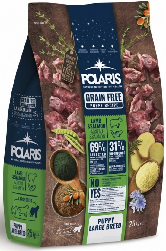 Polaris dog Grain Free Puppy Large Breed Lamb & Salmon 12 kg