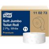 Toaletný papier 2-vrstvový jemný TORK Premium Jumbo biely T1, 6 ks