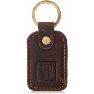 Prívesok na kľúče PAOLO PERUZZI Kožená T 86 HBR hnedá