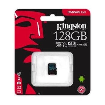 Kingston microSDXC 128 GB UHS-I U3 SDCG2/128GBSP