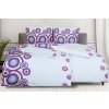 Bavlnené obliečky RENFORCÉ FIORA fialové