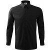 MALFINI STYLE LS 209 / Pánska košeľa s dlhým rukávom - čierna XXXL