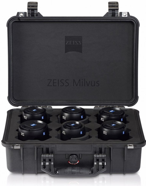 ZEISS Milvus sada 6 objektívov s kufrom Canon EF