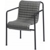 HAY Textilný podsedák Palissade Dining Armchair quilted cushion, anthracite