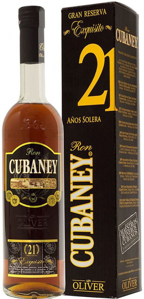 Cubaney Exquisite Solera 21 38% 0,7 l (kartón)