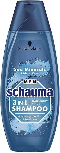 Schauma Meeresmineral 3v1 pánsky šampón na vlasy 400 ml