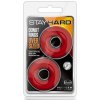 Blush Stay Hard Donut Rings Oversized Red