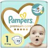 PAMPERS Premium Care Plienky jednorazové 1 (2-5 kg) 72 ks - VÝPREDAJ