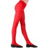 Dievčenské červené pančuchy 40 DEN Pre vek 4-6 rokov