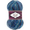 Superwash comfort socks Modro čierna 4446