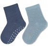 Sterntaler Ponožky protišmykové Banbusové ABS 2ks v balení modrá chlapec