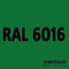 RAL 6016 uretánová auto farba lesklá alebo matná 1 liter + tužidlo + riedidlo (RAL6016 TURQUOISE GREEN originálny odtieň uretánovej farby s lakom ( ČSN 5327 ))