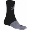 Sensor PONOŽKY TOUR MERINO WOOL čierna / sivá Veľkosť: 6/8 ponožky
