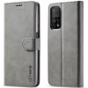 IMEEKE 31563 IMEEKE Peňaženkový kryt Xiaomi Redmi Note 10 / Note 10S šedý