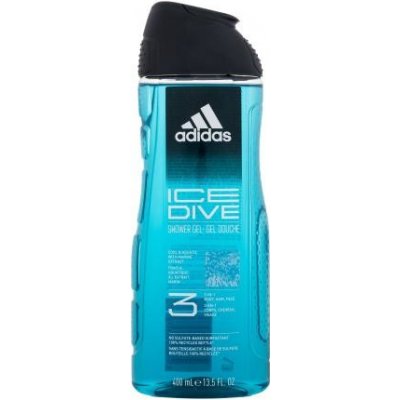 Adidas Ice Dive Shower Gel 3-In-1 osviežujúci sprchovací gél 400 ml pre mužov