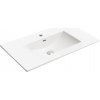 CERANO - Umývadlo keramické Novo - nábytkové - biela lesklá - 101x46,5 cm