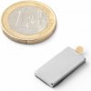 SOLLAU Neodymový magnet hranol (samolepící) 20x10x2 mm, N38, ponikelovaný
