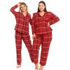 Dámske flanelové pyžamo Moraj PDD7200-002, 2XL-3XL