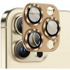 NORTHJO tvrdené sklo s kovovým rámčekom na ochranu šošoviek fotoaparátu pre iPhone 14 Pro / 14 Pro Max - zlaté - možnosť vrátiť tovar ZADARMO do 30tich dní