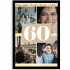 Plagát k 60. narodeninám - čierny rámik Plakat w ramce