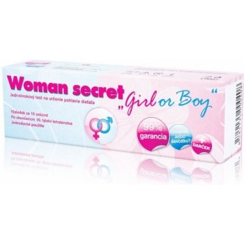 Woman Secret test na určenie pohlavia dieťaťa