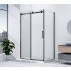 Gelco DRAGON BLACK obdĺžniková sprchová zástena 1100x900mm L/P varianta SPH GD4611B-02