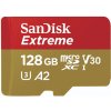 SanDisk Extreme microSDXC 128 GB + SD Adapter 190 MB/s and 90 MB/s A2 C10 V30 UHS-I U3 - SANDISK 121586