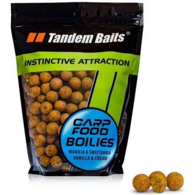 Tandem Baits Carp Food Boilies 1kg 18mm Vanilka & Krém