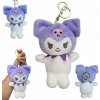 Plyšový prívesok Roztomilý prívesok MINI PLYŠOVÁ HRAČKA KUROMI CINNAMOROLL 15 cm