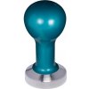 Buna café tamper, kov, modrý, 49 mm, nerez mat, plochý
