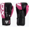 RDX REX F4 ružovo-čierne boxerské rukavice BGR-F4P-8OZ