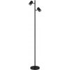 Globo | Globo 57918SB - Stojacia lampa JAMES 2xGU10/5W/230V čierna | GL8345