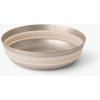 Skladacia miska SEATOSUMMIT Detour Stainless Steel Collapsible Bowl L 915ml moonstruck grey