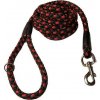 Palkar vodidlo pre psov 3 m × 14 mm čierno-červené