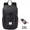 Naturehike ultralight zbaliteľný čierny 22 l